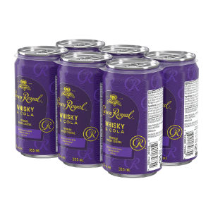 CROWNROYALWHISKYCOLA6PK