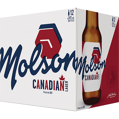 MOLSON CANADIAN 12 BTLS