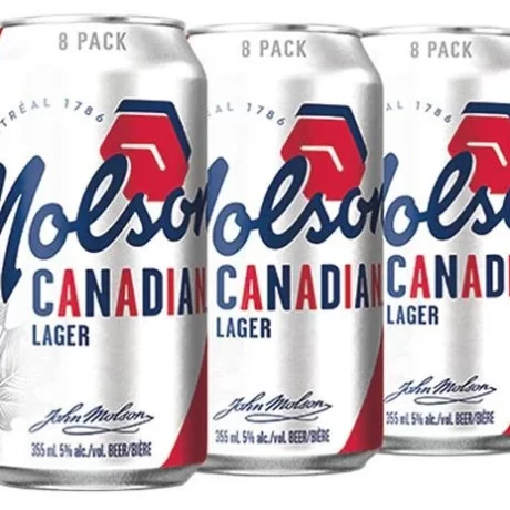 MOLSON CANADIAN 8 CANS