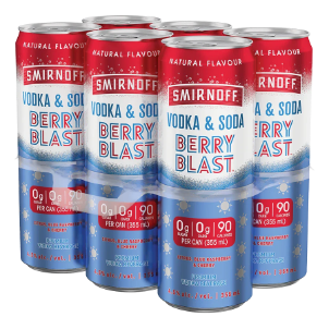 SMIRNOFFBERRYBLASTLIGHT6PK